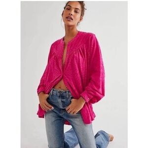 Free People Can’t Stop Dreaming Tunic oversized tunic women’s small NWT